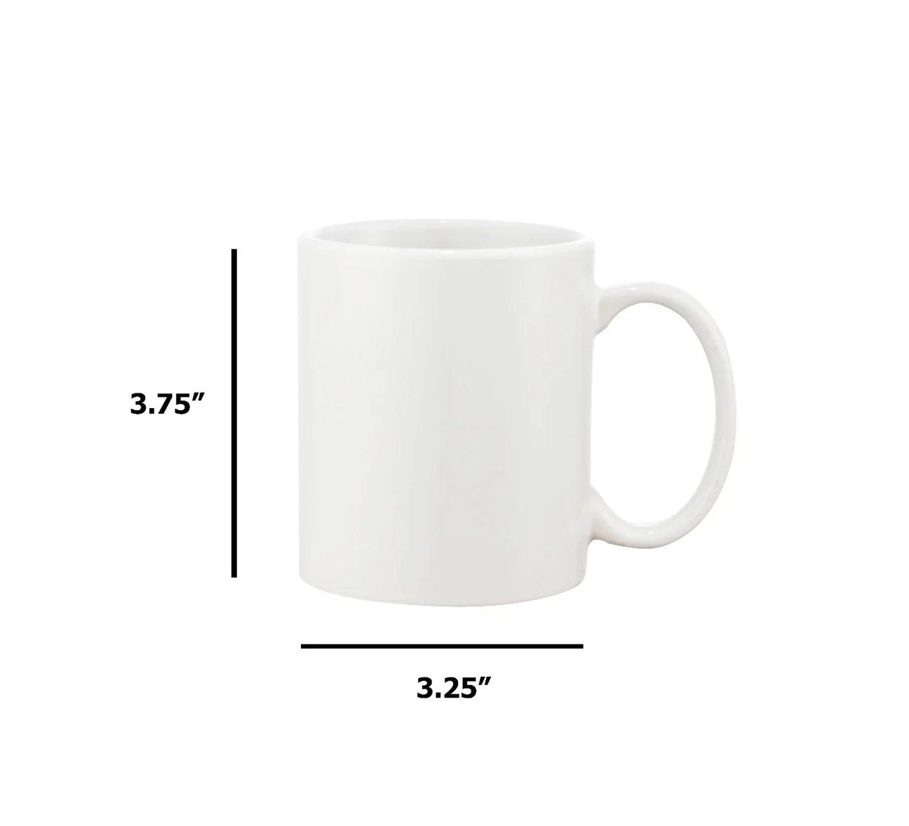 Ceramic 11oz Sublimation White Mug