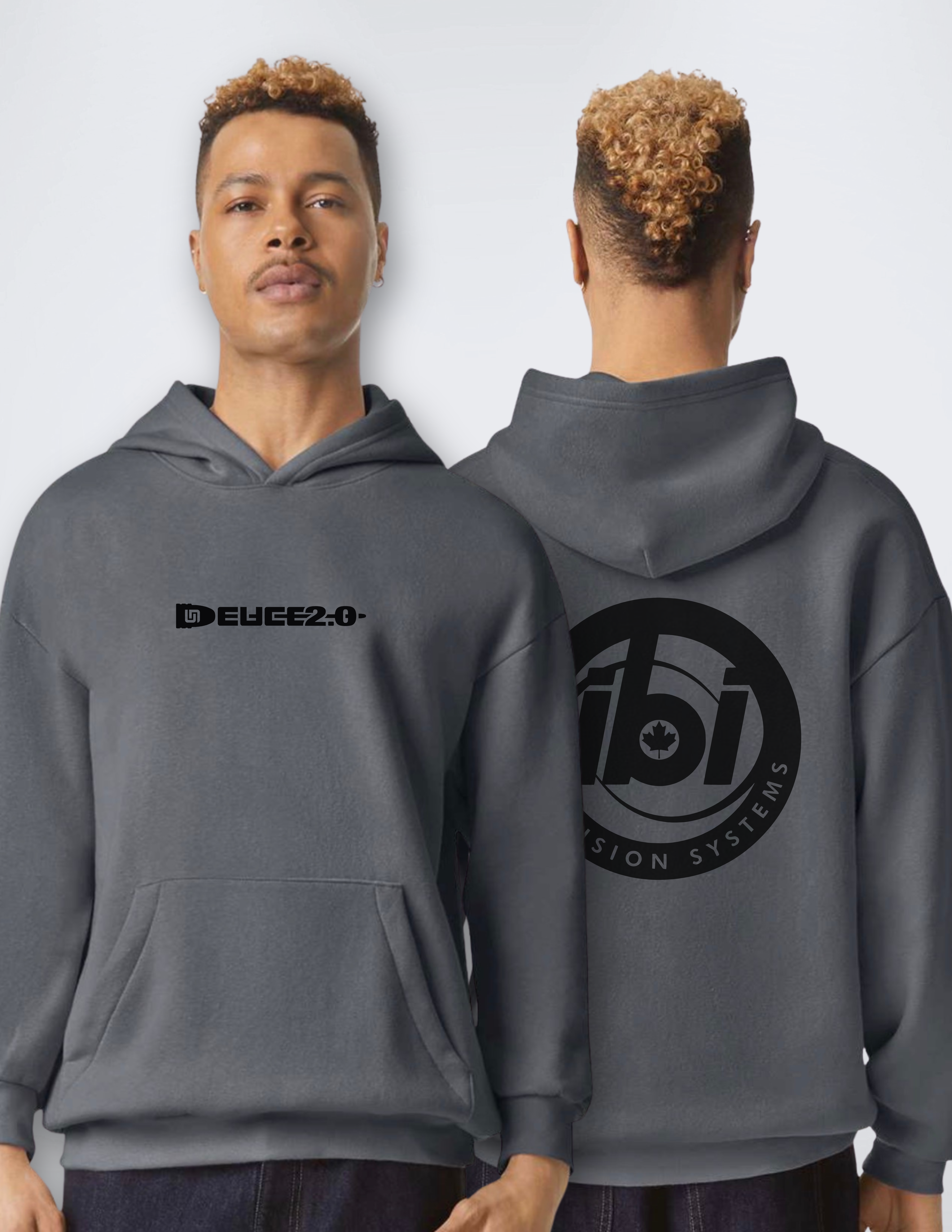 Asphalt ReFlex Fleece Hoodie - D.E.U.C.E style